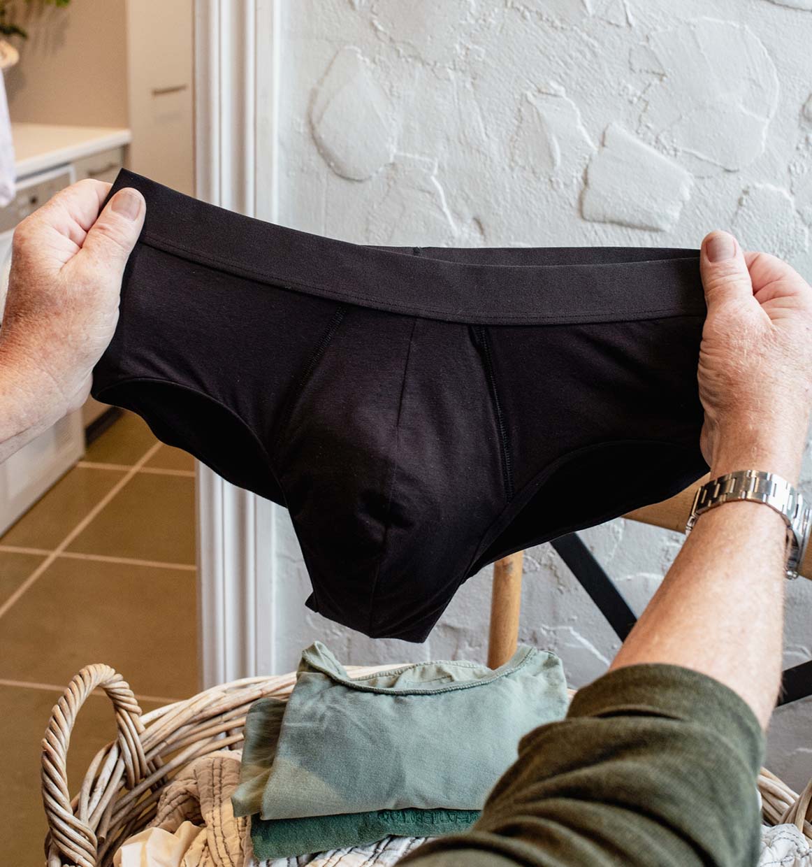  BATTEWA Mens Incontinence Underwear Washable, Leak
