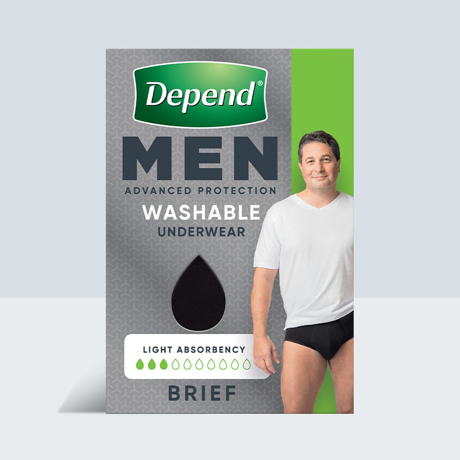 Depend Men Advanced Protection Washable Incontinence Underwear